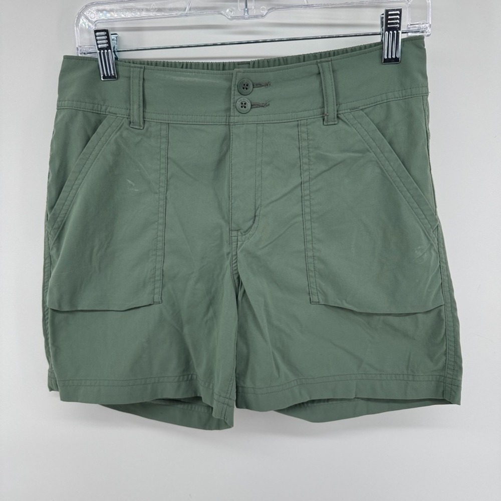 REI Co-op Shorts Women 30x4 Gray Cargo Hiking Outdoors Camping Sahara Quickdry
